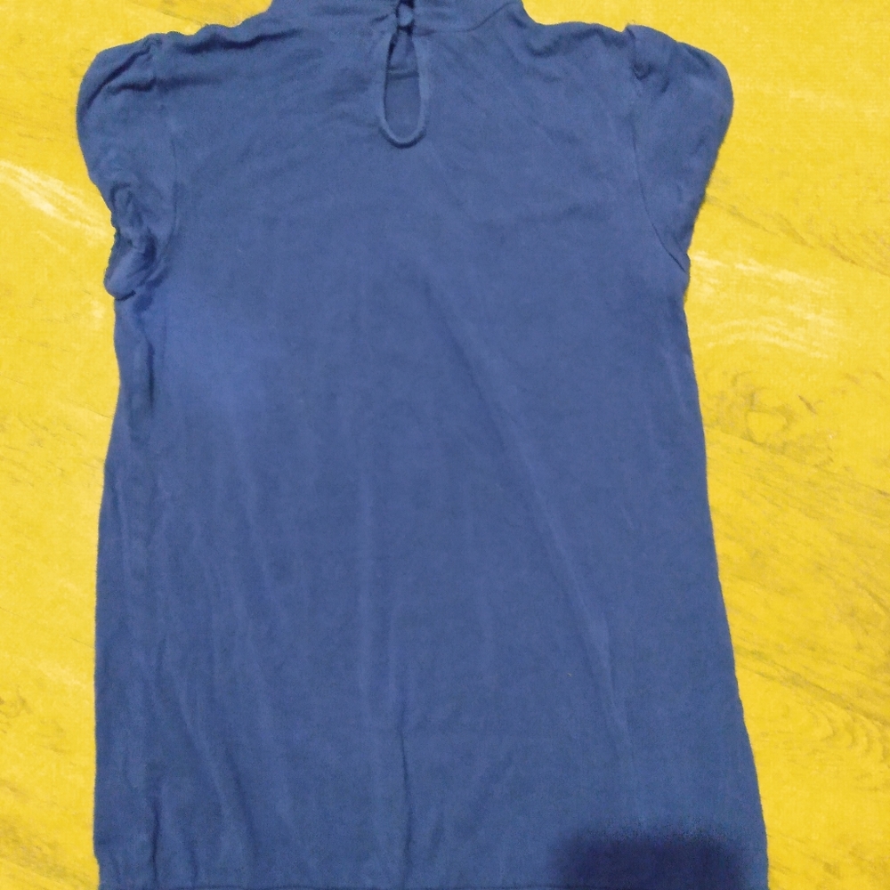 3/$15 Mock neck short sleeve top - Picture 2 of 4